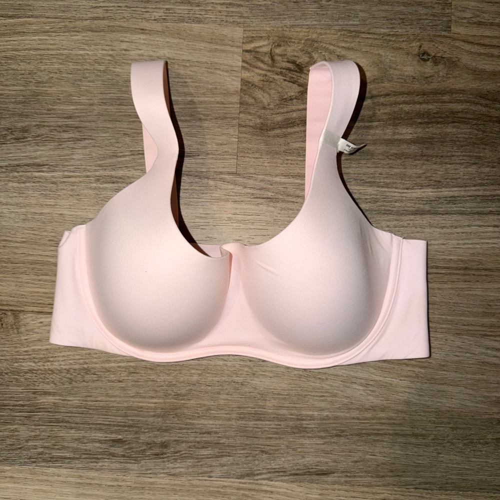 AERIE  THE SCOOP  (HOOKLESS) SMOOTHEEZ  T - SHIRT BRA  SZ 36D